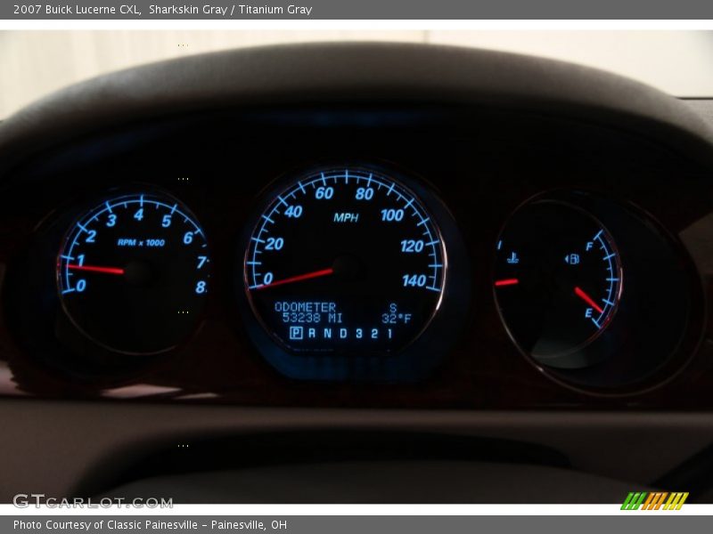 Sharkskin Gray / Titanium Gray 2007 Buick Lucerne CXL