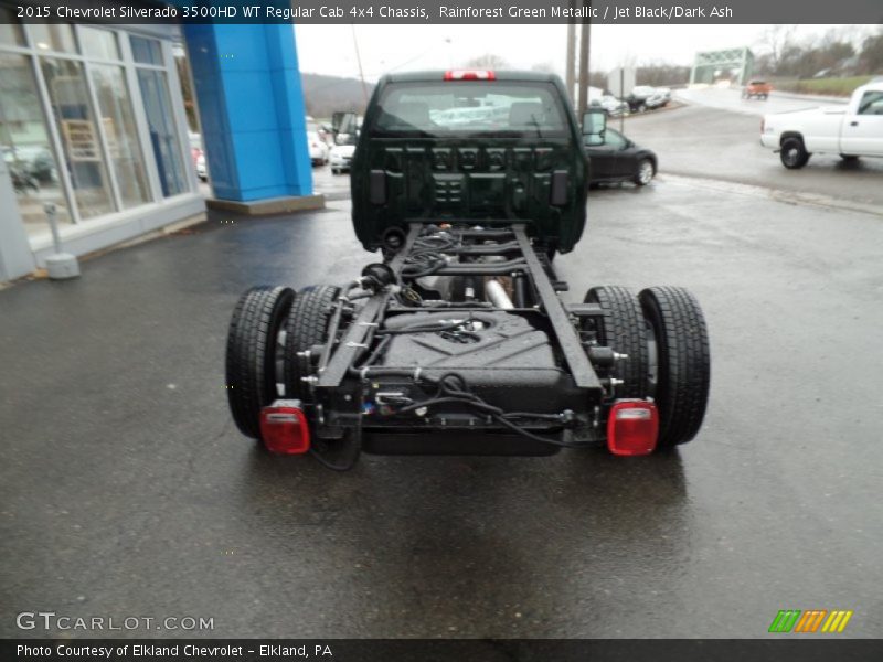 Rainforest Green Metallic / Jet Black/Dark Ash 2015 Chevrolet Silverado 3500HD WT Regular Cab 4x4 Chassis