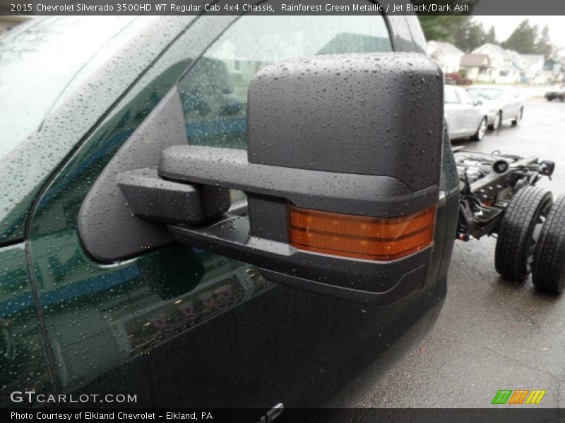 Rainforest Green Metallic / Jet Black/Dark Ash 2015 Chevrolet Silverado 3500HD WT Regular Cab 4x4 Chassis