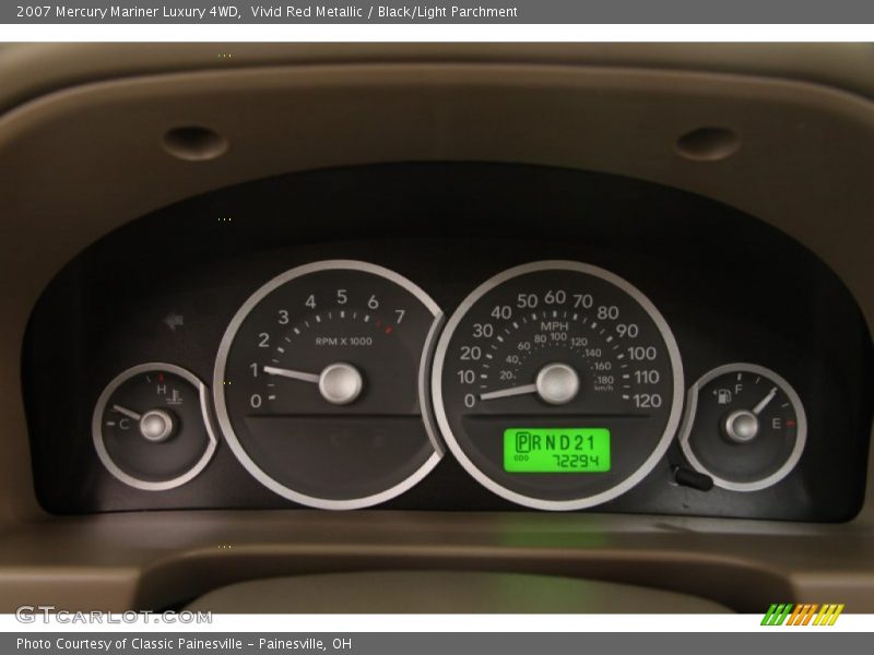  2007 Mariner Luxury 4WD Luxury 4WD Gauges