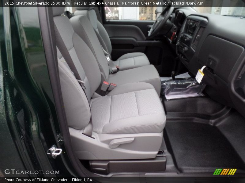 Front Seat of 2015 Silverado 3500HD WT Regular Cab 4x4 Chassis