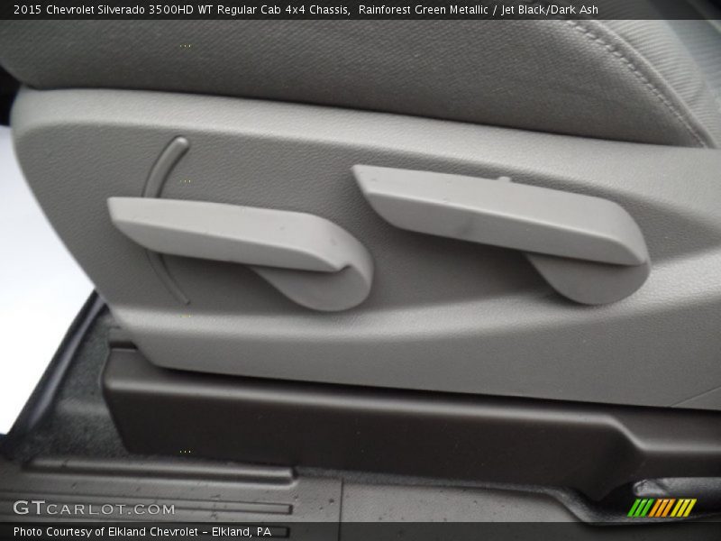 Rainforest Green Metallic / Jet Black/Dark Ash 2015 Chevrolet Silverado 3500HD WT Regular Cab 4x4 Chassis