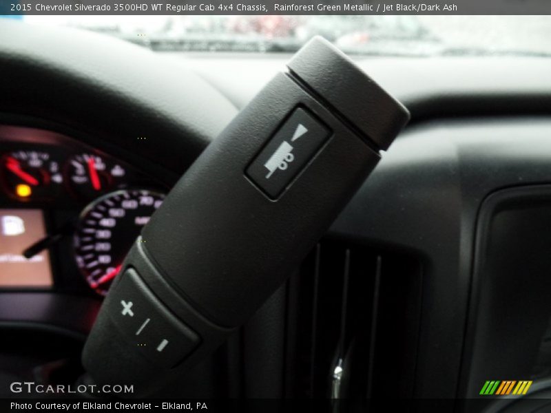 Rainforest Green Metallic / Jet Black/Dark Ash 2015 Chevrolet Silverado 3500HD WT Regular Cab 4x4 Chassis