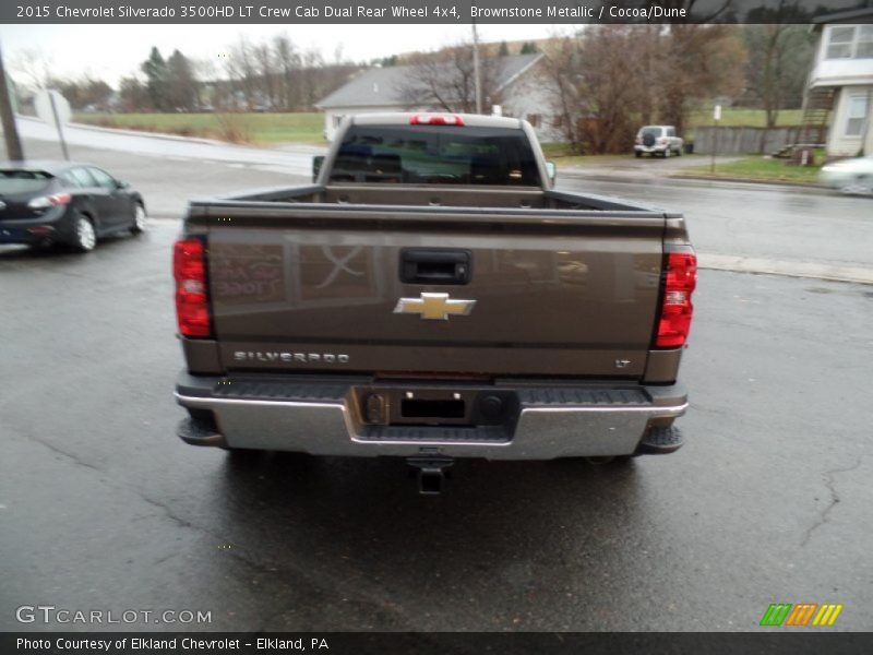 Brownstone Metallic / Cocoa/Dune 2015 Chevrolet Silverado 3500HD LT Crew Cab Dual Rear Wheel 4x4