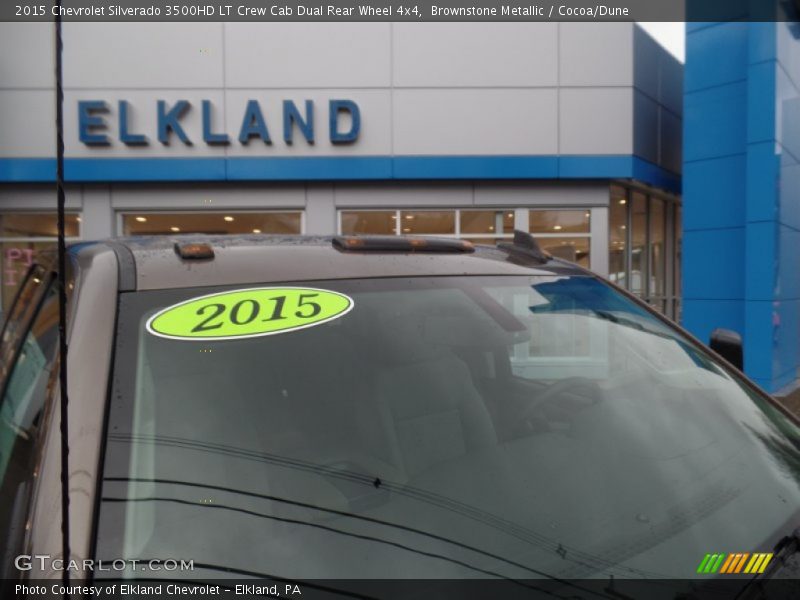 Brownstone Metallic / Cocoa/Dune 2015 Chevrolet Silverado 3500HD LT Crew Cab Dual Rear Wheel 4x4