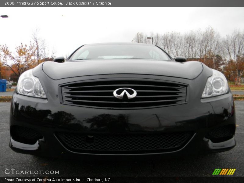 Black Obsidian / Graphite 2008 Infiniti G 37 S Sport Coupe