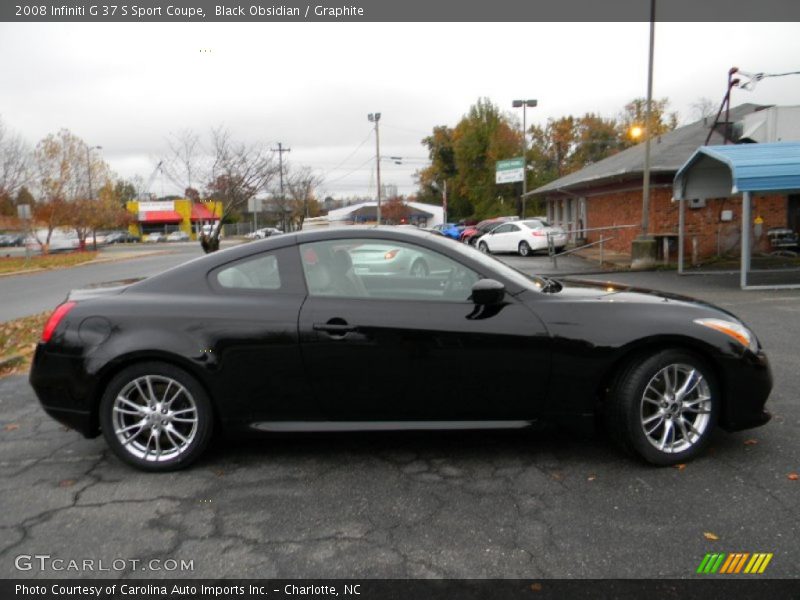 Black Obsidian / Graphite 2008 Infiniti G 37 S Sport Coupe