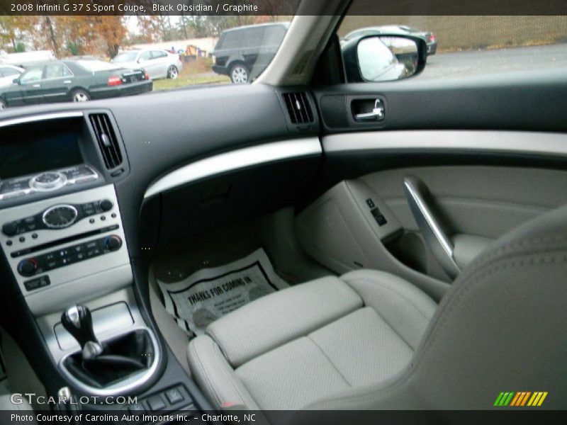 Black Obsidian / Graphite 2008 Infiniti G 37 S Sport Coupe