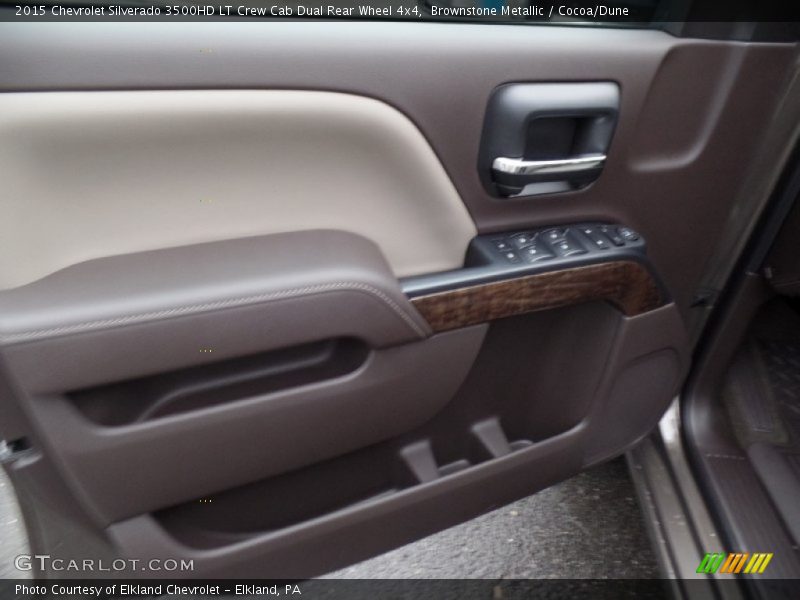 Brownstone Metallic / Cocoa/Dune 2015 Chevrolet Silverado 3500HD LT Crew Cab Dual Rear Wheel 4x4