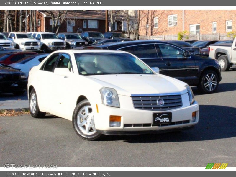 White Diamond / Light Neutral 2005 Cadillac CTS Sedan