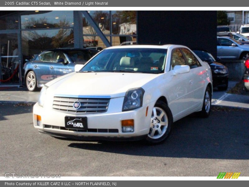 White Diamond / Light Neutral 2005 Cadillac CTS Sedan