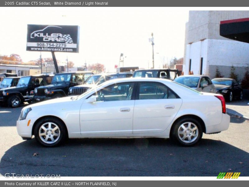 White Diamond / Light Neutral 2005 Cadillac CTS Sedan