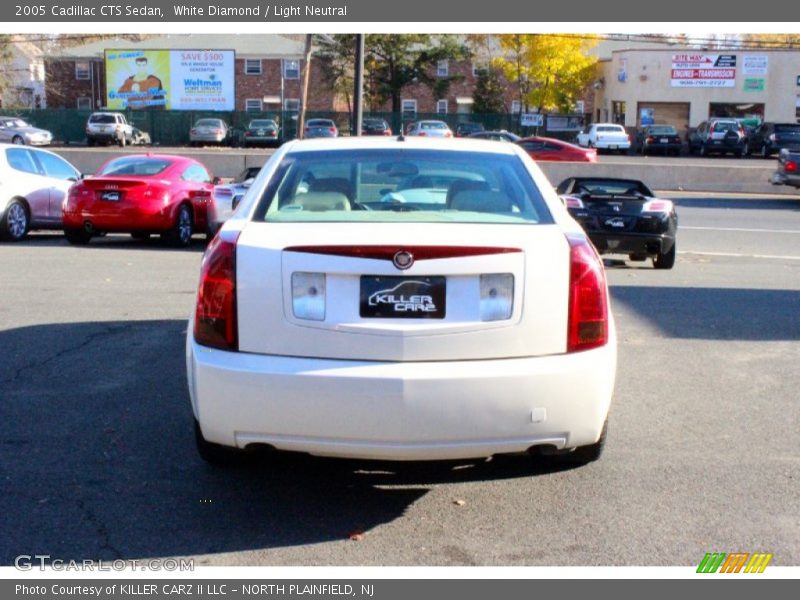 White Diamond / Light Neutral 2005 Cadillac CTS Sedan