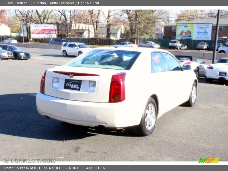 White Diamond / Light Neutral 2005 Cadillac CTS Sedan