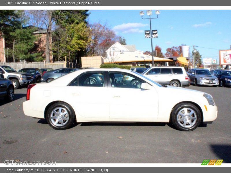 White Diamond / Light Neutral 2005 Cadillac CTS Sedan