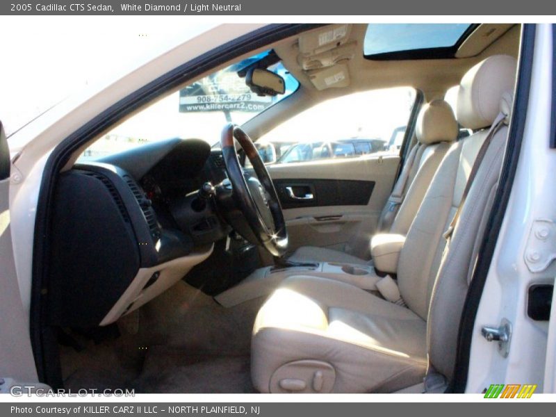 White Diamond / Light Neutral 2005 Cadillac CTS Sedan