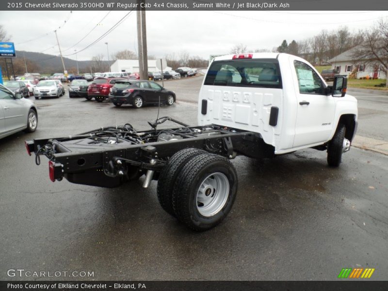 Summit White / Jet Black/Dark Ash 2015 Chevrolet Silverado 3500HD WT Regular Cab 4x4 Chassis