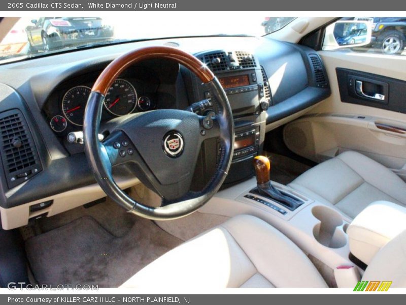 White Diamond / Light Neutral 2005 Cadillac CTS Sedan