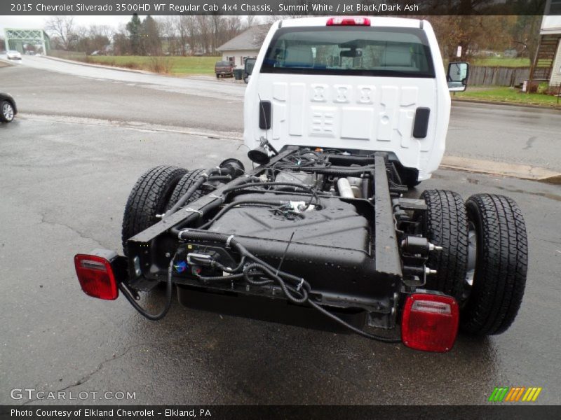 Summit White / Jet Black/Dark Ash 2015 Chevrolet Silverado 3500HD WT Regular Cab 4x4 Chassis