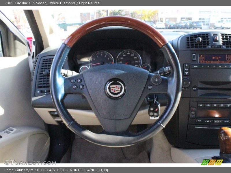 White Diamond / Light Neutral 2005 Cadillac CTS Sedan