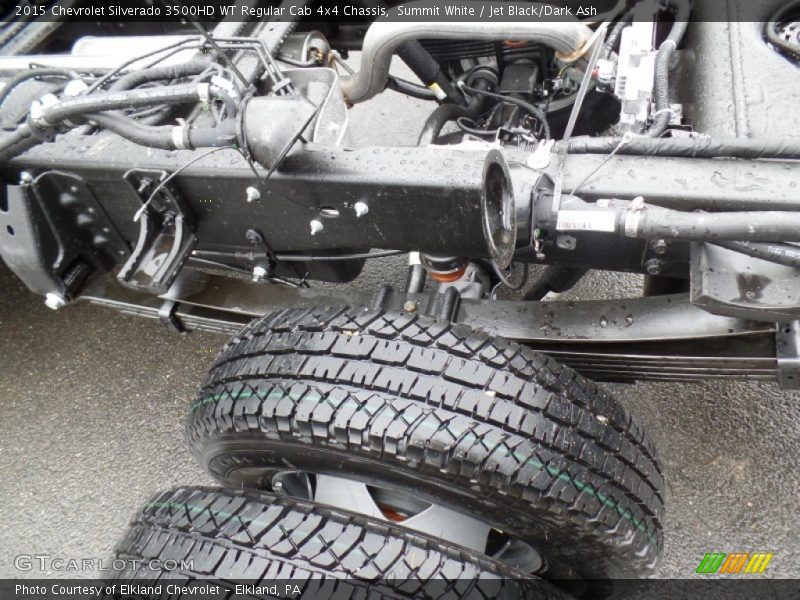 Summit White / Jet Black/Dark Ash 2015 Chevrolet Silverado 3500HD WT Regular Cab 4x4 Chassis
