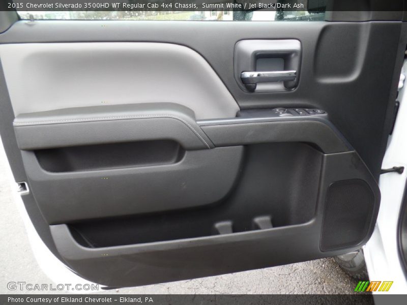Summit White / Jet Black/Dark Ash 2015 Chevrolet Silverado 3500HD WT Regular Cab 4x4 Chassis