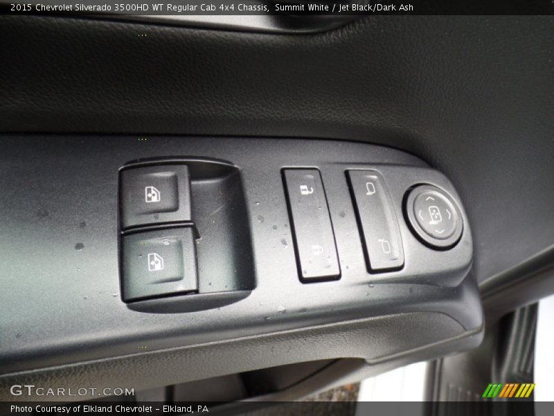 Summit White / Jet Black/Dark Ash 2015 Chevrolet Silverado 3500HD WT Regular Cab 4x4 Chassis
