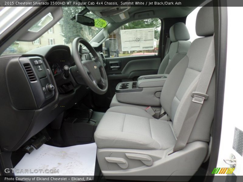 Summit White / Jet Black/Dark Ash 2015 Chevrolet Silverado 3500HD WT Regular Cab 4x4 Chassis