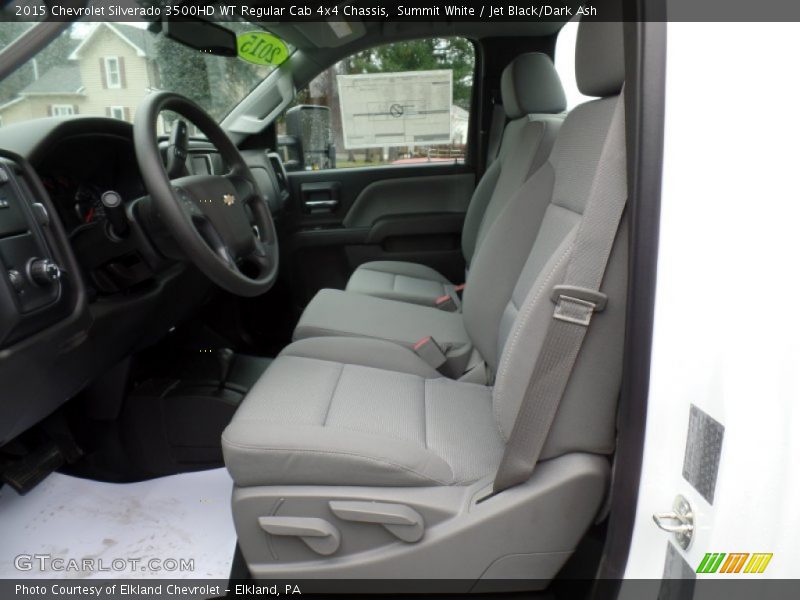 Summit White / Jet Black/Dark Ash 2015 Chevrolet Silverado 3500HD WT Regular Cab 4x4 Chassis