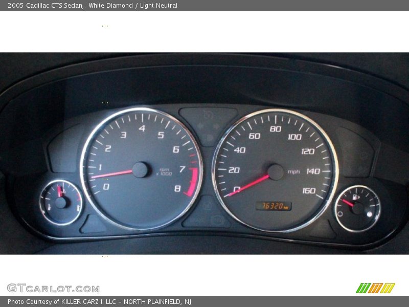 White Diamond / Light Neutral 2005 Cadillac CTS Sedan
