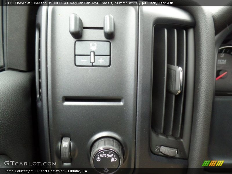 Summit White / Jet Black/Dark Ash 2015 Chevrolet Silverado 3500HD WT Regular Cab 4x4 Chassis