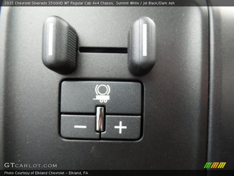 Summit White / Jet Black/Dark Ash 2015 Chevrolet Silverado 3500HD WT Regular Cab 4x4 Chassis