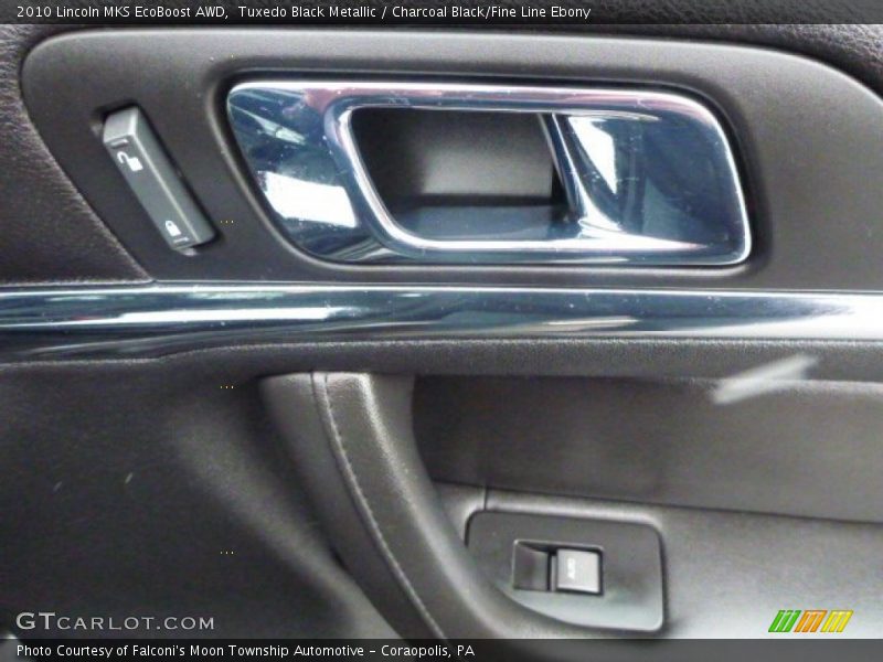 Tuxedo Black Metallic / Charcoal Black/Fine Line Ebony 2010 Lincoln MKS EcoBoost AWD