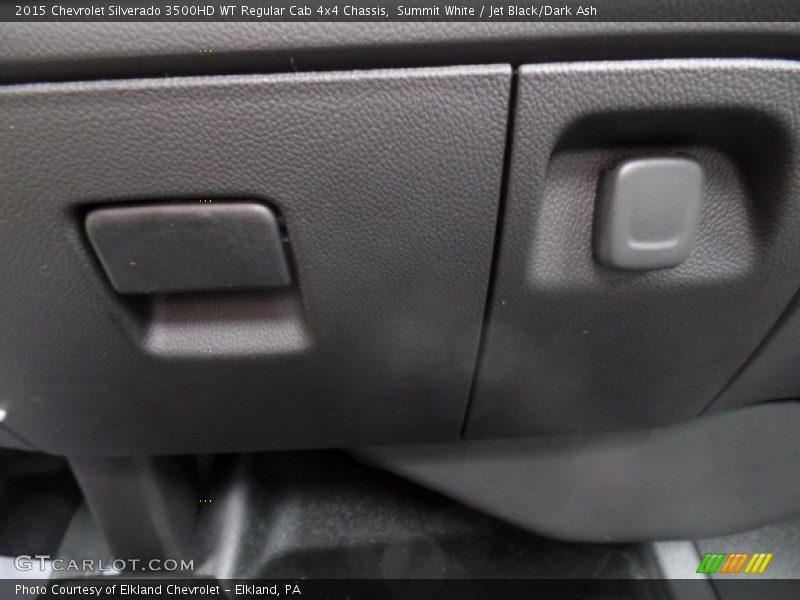 Summit White / Jet Black/Dark Ash 2015 Chevrolet Silverado 3500HD WT Regular Cab 4x4 Chassis