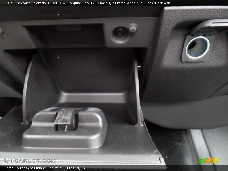 Summit White / Jet Black/Dark Ash 2015 Chevrolet Silverado 3500HD WT Regular Cab 4x4 Chassis