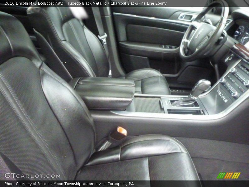 Tuxedo Black Metallic / Charcoal Black/Fine Line Ebony 2010 Lincoln MKS EcoBoost AWD