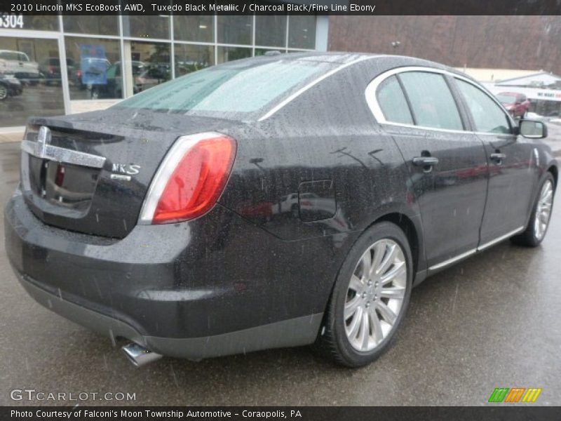 Tuxedo Black Metallic / Charcoal Black/Fine Line Ebony 2010 Lincoln MKS EcoBoost AWD