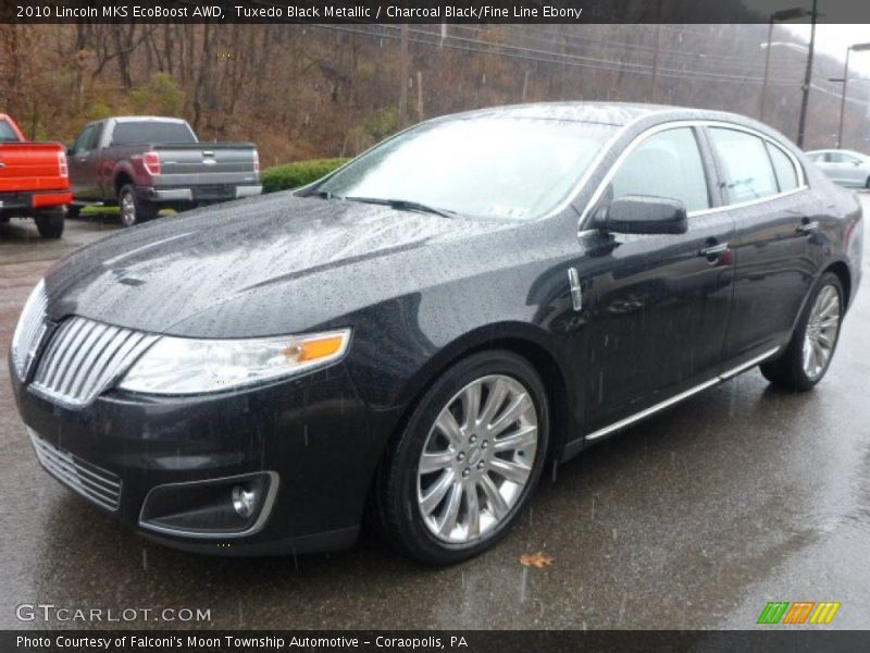 Tuxedo Black Metallic / Charcoal Black/Fine Line Ebony 2010 Lincoln MKS EcoBoost AWD