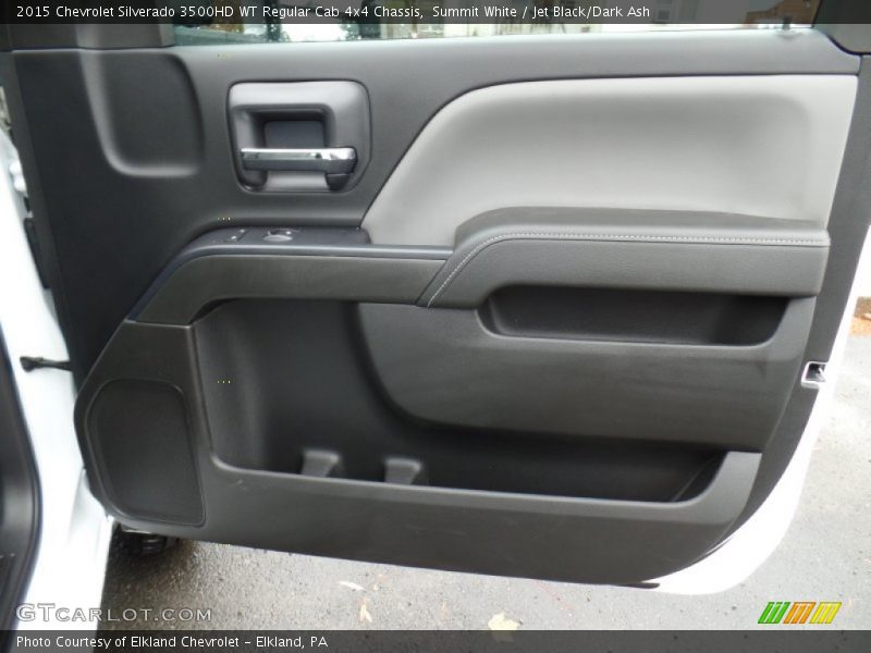 Summit White / Jet Black/Dark Ash 2015 Chevrolet Silverado 3500HD WT Regular Cab 4x4 Chassis