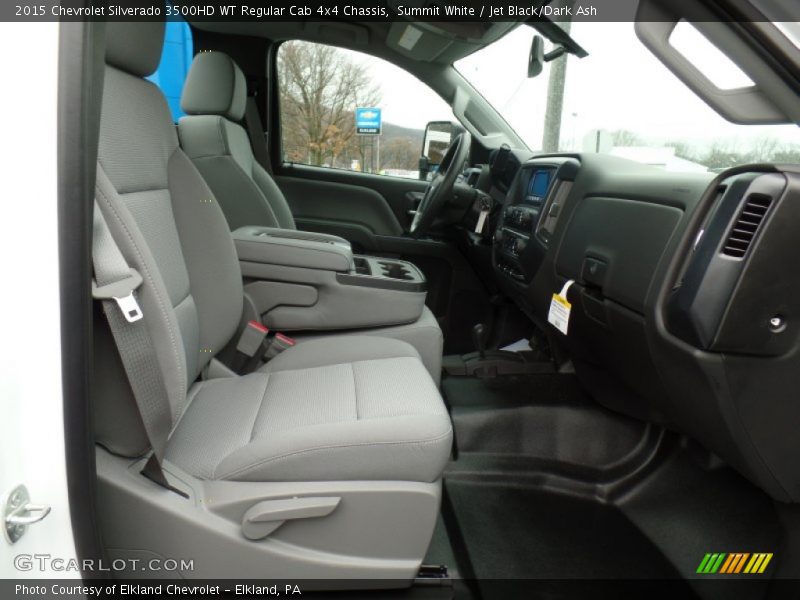Summit White / Jet Black/Dark Ash 2015 Chevrolet Silverado 3500HD WT Regular Cab 4x4 Chassis