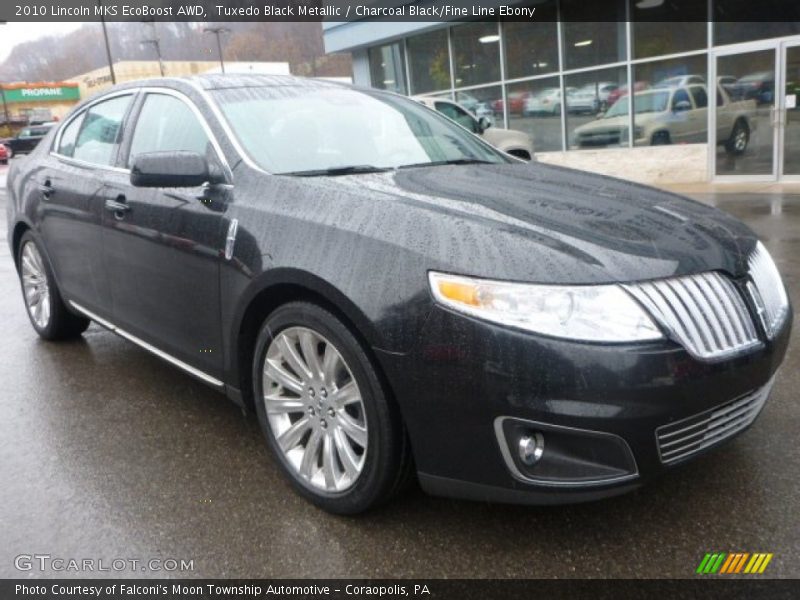 Tuxedo Black Metallic / Charcoal Black/Fine Line Ebony 2010 Lincoln MKS EcoBoost AWD