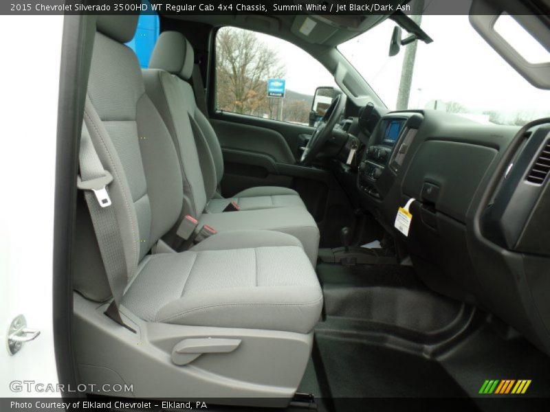 Summit White / Jet Black/Dark Ash 2015 Chevrolet Silverado 3500HD WT Regular Cab 4x4 Chassis
