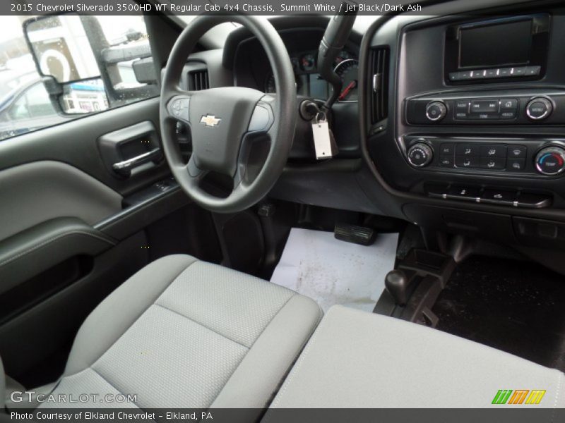 Summit White / Jet Black/Dark Ash 2015 Chevrolet Silverado 3500HD WT Regular Cab 4x4 Chassis