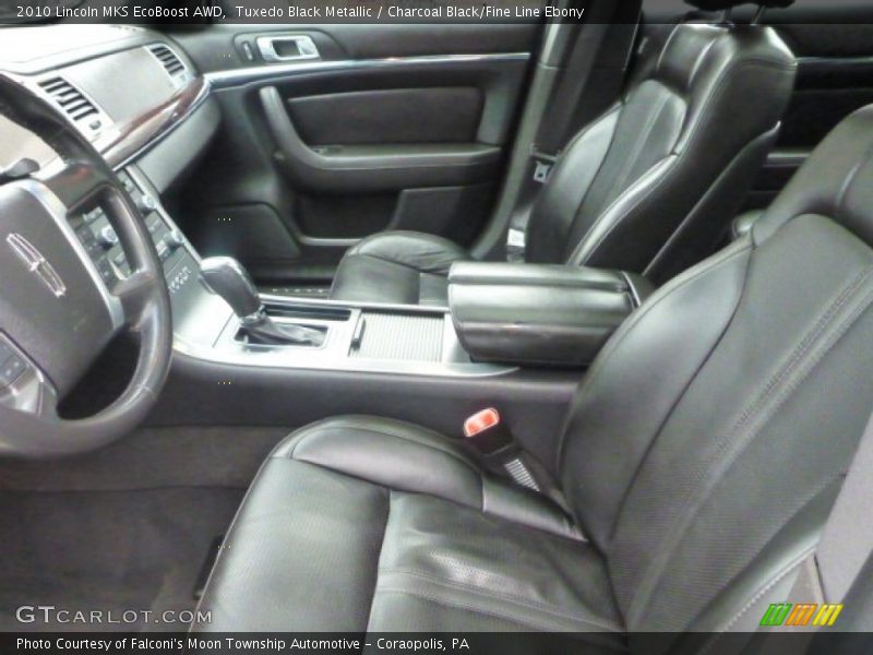 Tuxedo Black Metallic / Charcoal Black/Fine Line Ebony 2010 Lincoln MKS EcoBoost AWD