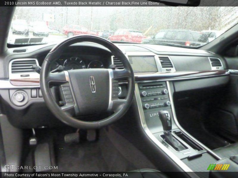 Tuxedo Black Metallic / Charcoal Black/Fine Line Ebony 2010 Lincoln MKS EcoBoost AWD