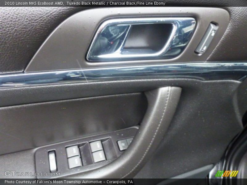 Tuxedo Black Metallic / Charcoal Black/Fine Line Ebony 2010 Lincoln MKS EcoBoost AWD