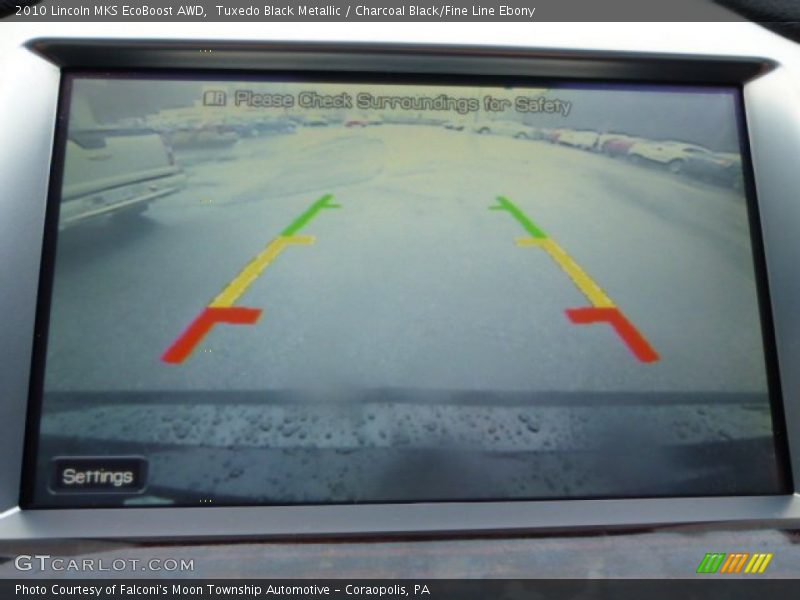 Tuxedo Black Metallic / Charcoal Black/Fine Line Ebony 2010 Lincoln MKS EcoBoost AWD