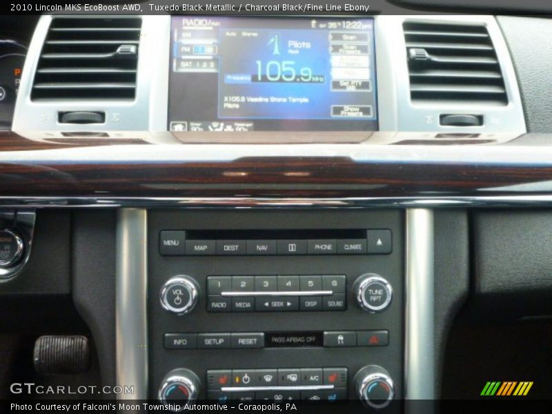 Tuxedo Black Metallic / Charcoal Black/Fine Line Ebony 2010 Lincoln MKS EcoBoost AWD