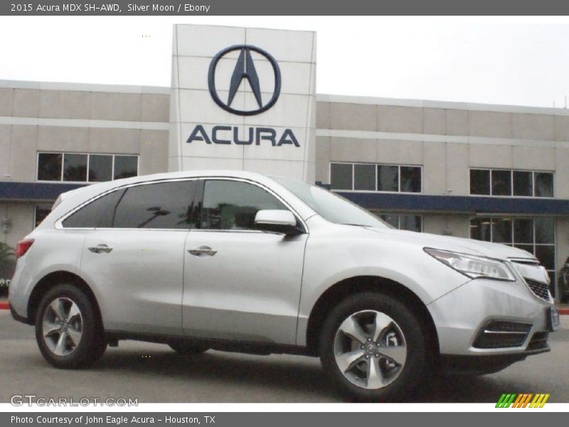 Silver Moon / Ebony 2015 Acura MDX SH-AWD