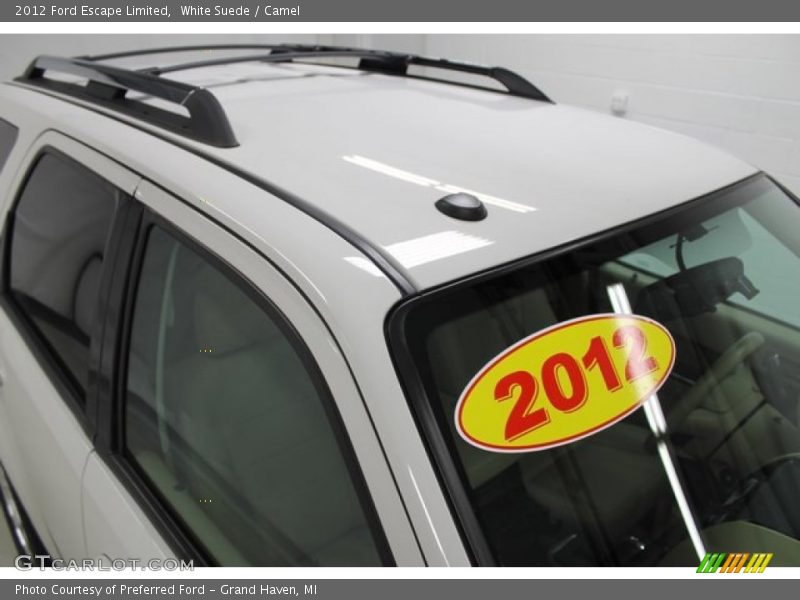 White Suede / Camel 2012 Ford Escape Limited